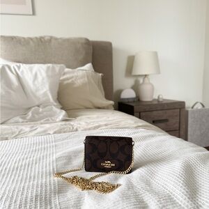 Coach Mini Wallet On A Chain